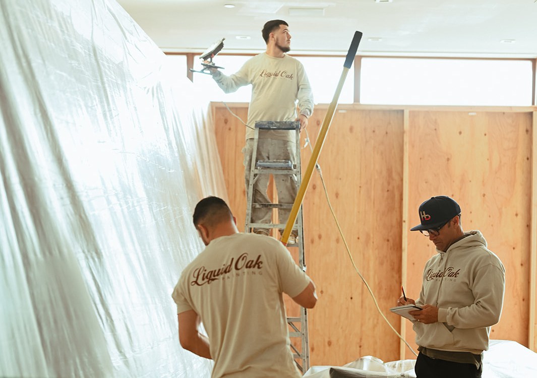 interior painting timeline with professional crew